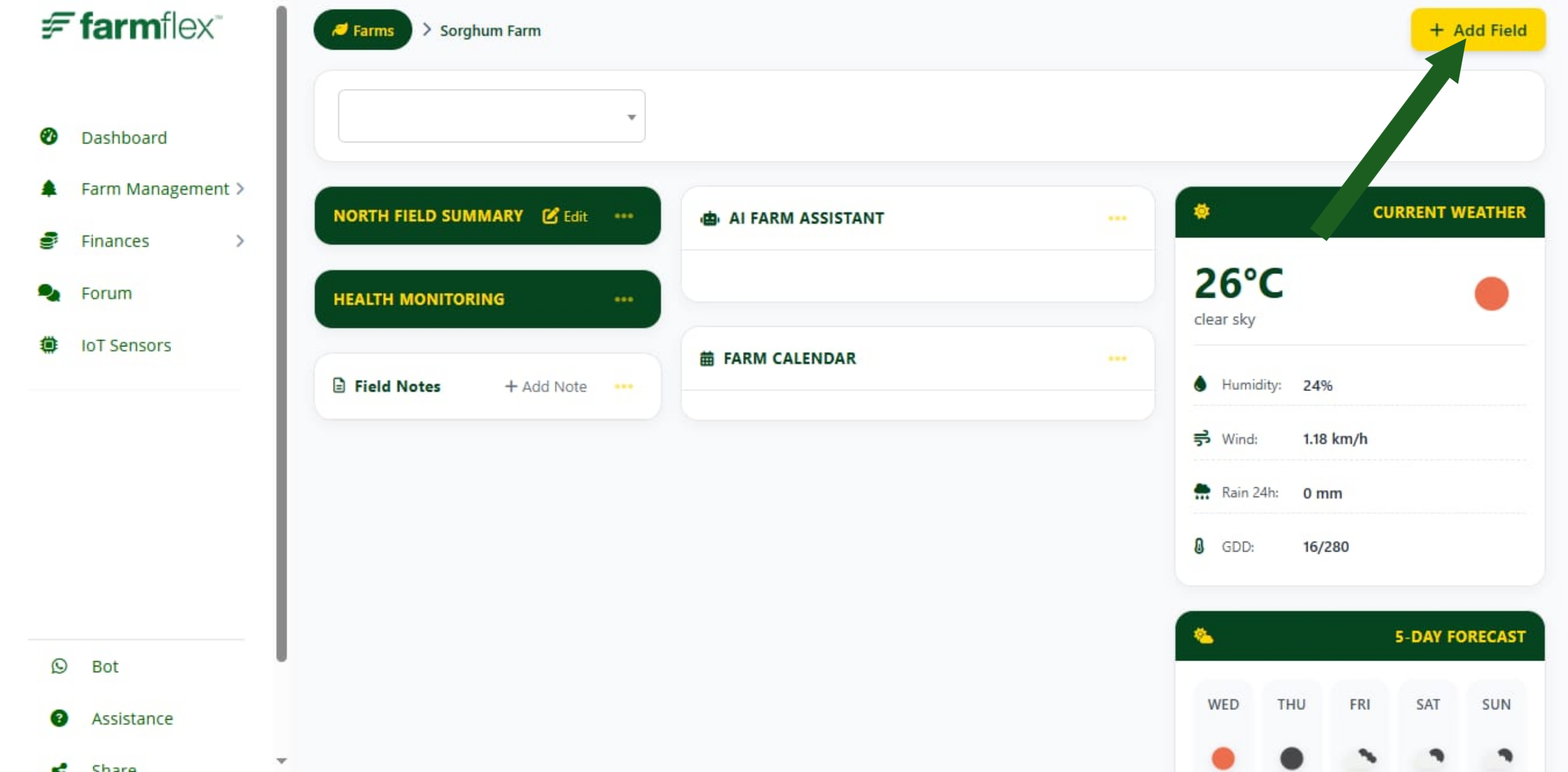 Add Field Button